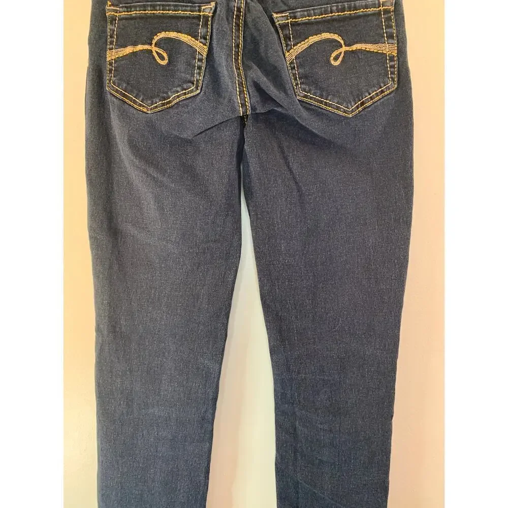 JUSTICE Girl’s Simply Low Dark Wash Jeans / Size: 12 Slim
